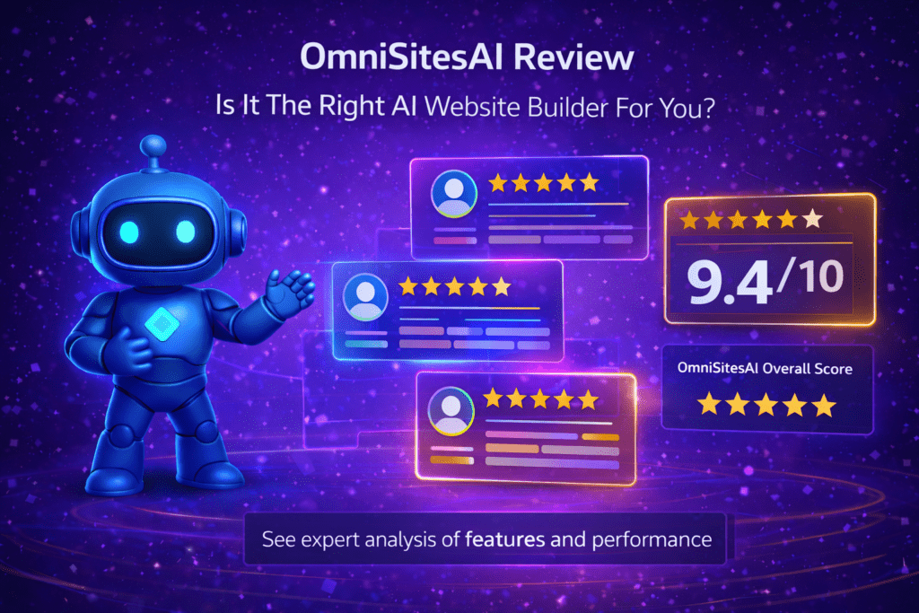 Overview of the OmniSitesAI platform interface used to illustrate features and workflow in this review
